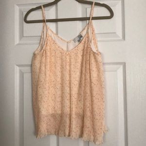 14th & Union pleated crop tank